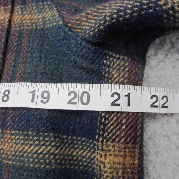 ORVIS Flannel Tartan Long-sleeved Shirt Men's M Button Up 4 Pockets Workwear - Picture 12 of 14